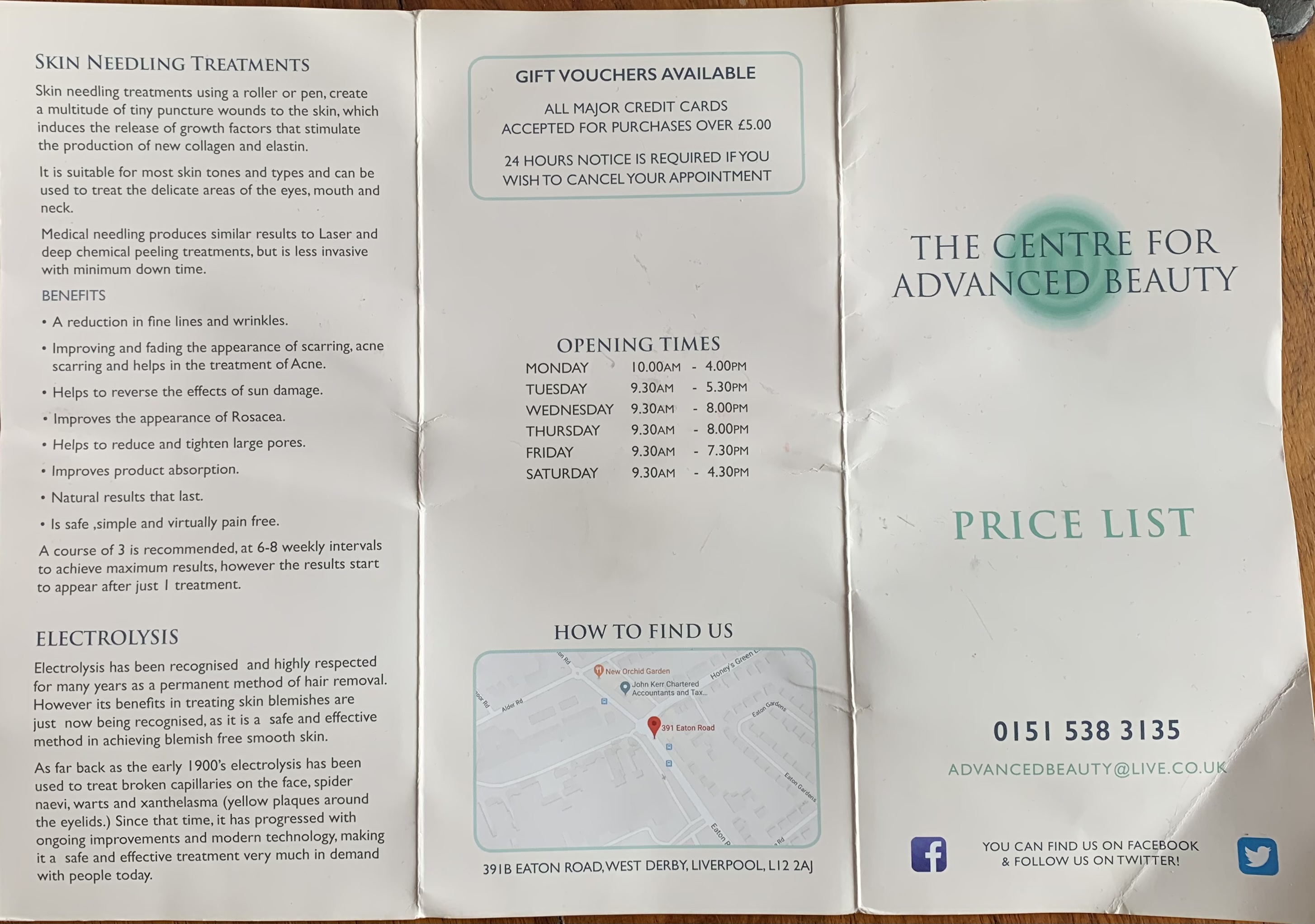 Thecentreforadvancedbeauty Flyer1